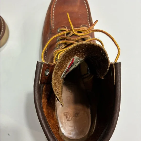 Red Wing Men's Heritage Moc Lug leather boots in Men’s size 12. - Picture 6 of 12